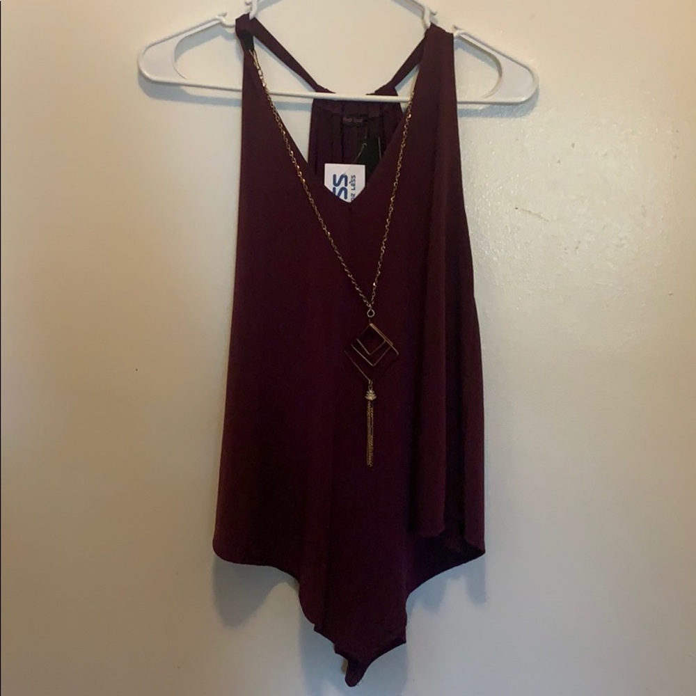 •Blouse with Attached Jewelery